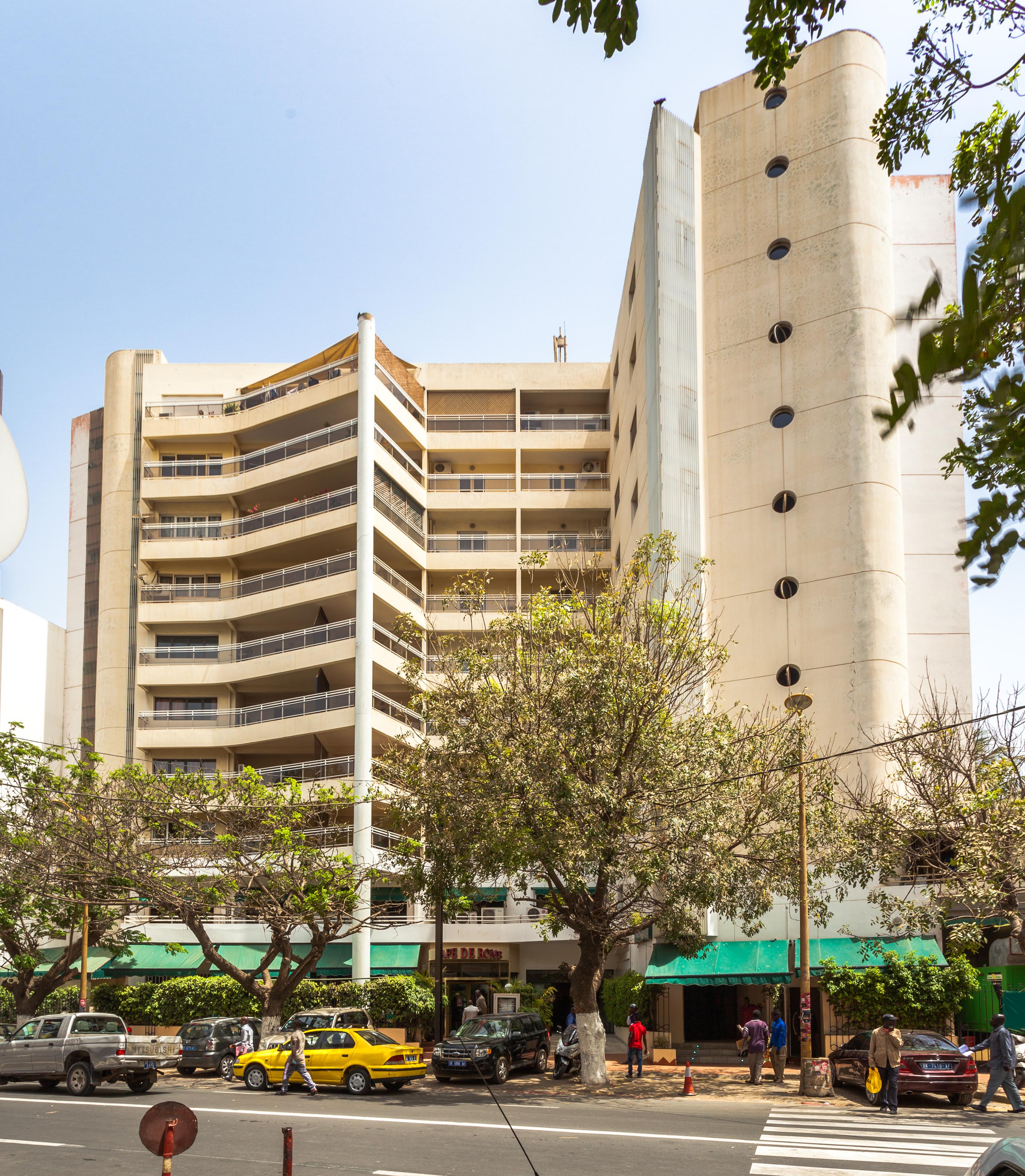 Cafe De Rome Hotel Dakar Ngoại thất bức ảnh